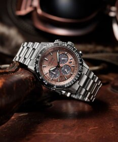 CITIZEN 【40mmケース クロノグラフ】電池交換不要 航空計算尺機能搭載モデル CA4664-60X