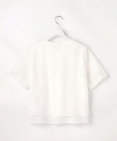 J.PRESS LADIES レーシーチェック クルーネック カットソー