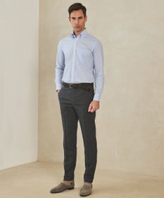 GOTAIRIKU セットアップ対応【ロングセラー】ウォッシャブル サマーウール100％パンツ(ノータック)26年モデル