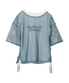 Green Parks ＳＥＴ２点　メッシュ＋ノースリーブロゴプルオーバー