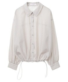 Green Parks イージーケア裾ドロストシャツ