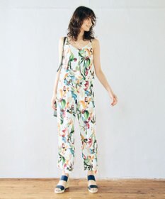 San-ai Resort（三愛水着楽園） ロングパンツセット　13L・15L　【Coral veil（コーラルヴェール）】