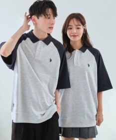 WEGO 【ユニセックス着用ITEM/MLサイズ展開】別注USPOLO　ヘビーウェイトポロT