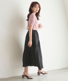 Feroux エンボスドット スカート