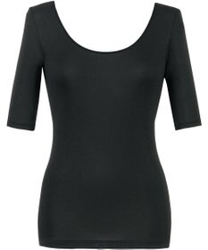 Wing インナー 【綿の贅沢オーガニック】 オーガニックコットン混素材 さらっと薄くて軽い ５分袖 EL1556 ウイング／ワコール