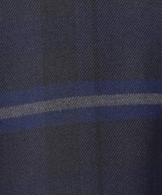 J.PRESS LADIES L 【洗える】テトロンレーヨン/ウール milledタータン ワンピース