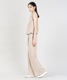 23区 L 【エステータ】コットンダブルクロス ノースリーブブラウス