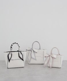 Maison de FLEUR スカーフ付きボア2WayMトートバッグ