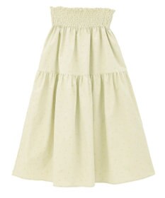 earth music&ecology ウエストシャーリングティアードスカート