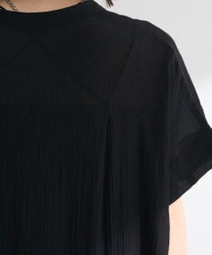 Green Parks 半袖シアーシャツワンピース