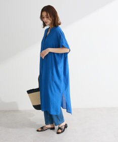 Green Parks 半袖シアーシャツワンピース