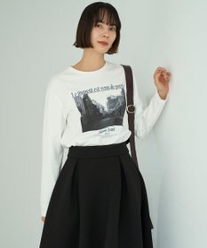 UNFILO コットンスムース グラフィック ロンＴ