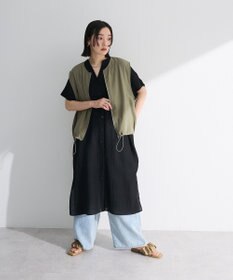 Green Parks 半袖シアーシャツワンピース