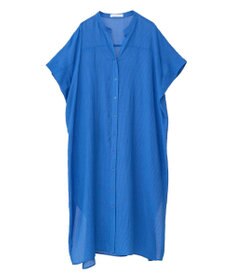 Green Parks 半袖シアーシャツワンピース