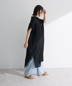 Green Parks 半袖シアーシャツワンピース