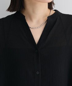 Green Parks 半袖シアーシャツワンピース