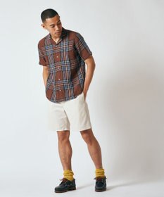 J.PRESS MEN フレンチリネンビッグチェックシャツ