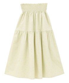 earth music&ecology ウエストシャーリングティアードスカート