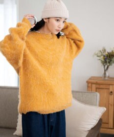 WEGO モヘアライクBIGプルオーバー