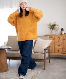 WEGO モヘアライクBIGプルオーバー