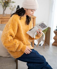 WEGO モヘアライクBIGプルオーバー