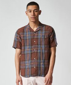 J.PRESS MEN フレンチリネンビッグチェックシャツ