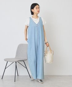 AMERICAN HOLIC バックリボンデニムオールインワン