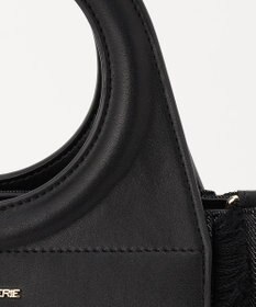 LA BAGAGERIE フリンジデニムバッグ Sサイズ