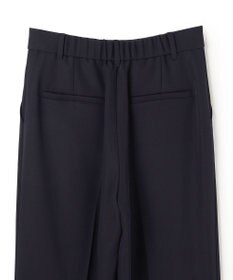 UNFILO L 【ウエストゴム】ドライダブルクロス タックテーパードパンツ