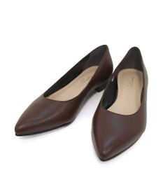 Pointer 日本製 本革美脚ローヒールパンプス