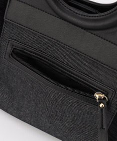 LA BAGAGERIE フリンジデニムバッグ Sサイズ