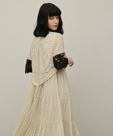 GRACE CONTINENTAL カフタンシフォンワンピース