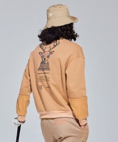 PW CIRCULUS 【MEN】裏毛アニマルプリントスエット