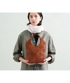 genten サステナブルカットワーク トートバッグ（中）