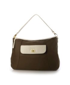 UNBILLION ペルケ perche / ナイロン牛革ヒネリかぶせ2wayトート