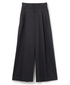 uncrave コットンクロスプレーン ワイドトラウザー