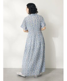 CRAFT STANDARD BOUTIQUE インド綿オープンカラーワンピース