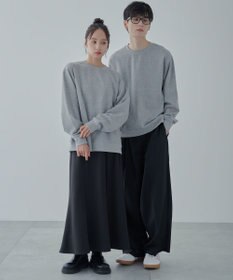 WEGO 【ユニセックス着用ITEM/裏起毛】リラックスフィットスウェットプルオーバー