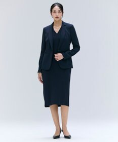 BEIGE， 【洗える・L-size】CINDY / Vネックハーフスリーブワンピース