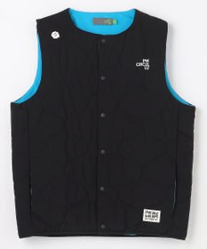 PW CIRCULUS 【撥水加工 / ストレッチ】【MEN】キルティング中綿インナーベスト ゴルフ