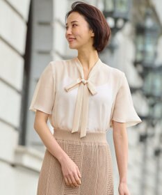 自由区 【洗える・XSサイズあり】シアードビー ブラウス