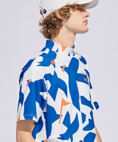 PW CIRCULUS 【MEN】ＤＯＶＥ柄モックネック ゴルフ