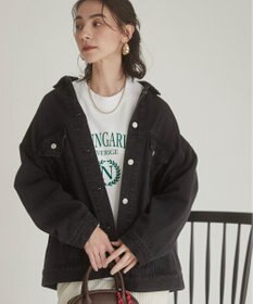 WEGO 【ANGIE VINTAGE】ビッグシルエットデニムジャケット / オーバーサイズGジャン
