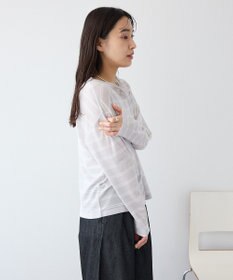 CRAFT STANDARD BOUTIQUE シアーボーダーヘンリーネックロンT