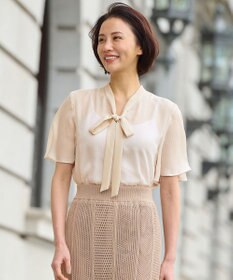 自由区 【洗える・XSサイズあり】シアードビー ブラウス