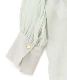 BEIGE， PAULINE / レザーコンビブラウス