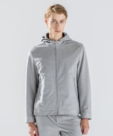 JOSEPH HOMME 【新素材】スムーススエードストレッチ　フーディー ライトグレー系