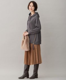 自由区 【洗える】ロイヤルサテン プリーツスカート