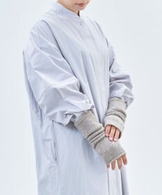AND WOOL 〈上質な素材と手仕事から生まれた優しいニット〉カシミヤ100%アームウォーマー