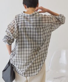 AMERICAN HOLIC シアーチェックシャツ